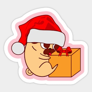 Merry Christmas pug !! Sticker